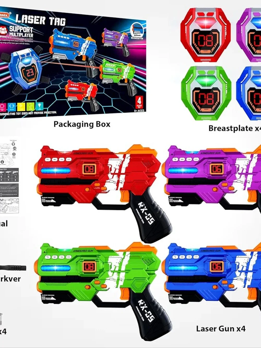Ivoxex Laser Tag Set Mutiplayer